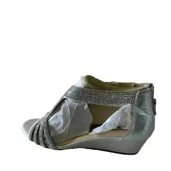 Alex Marie Shoes Womens Size 10M Sparkle shimmery Formal Dressy Open Toe Sandals - Picture 4 of 10